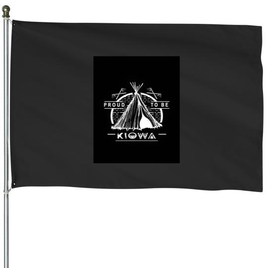 Discover Native American - Proud To Be Kiowa University House Flags