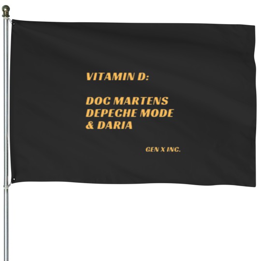 Discover Vitamin D for Gen X House Flags