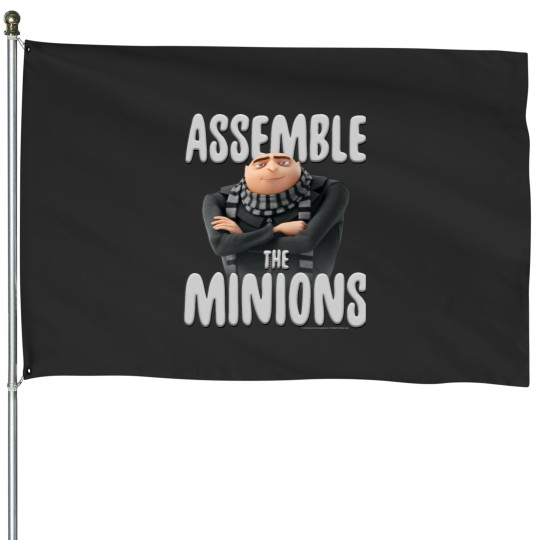 Discover Despicable Me Gru Assemble The Minions Poster House Flags