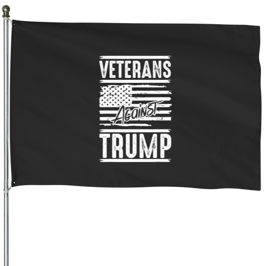 Discover Veteran Against Trump Tees USA Men Women Soldier Gifts House Flags