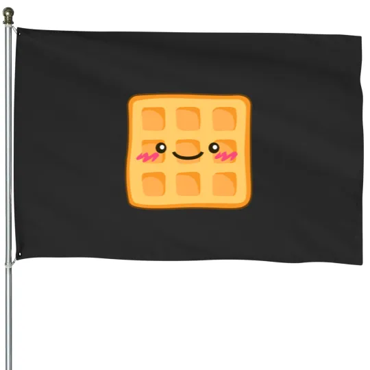 Discover Waffle in the Morning House Flags