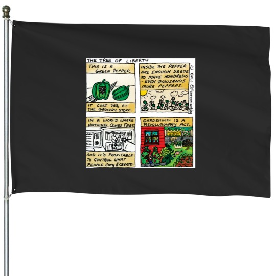 Discover The Tree of Liberty House Flags