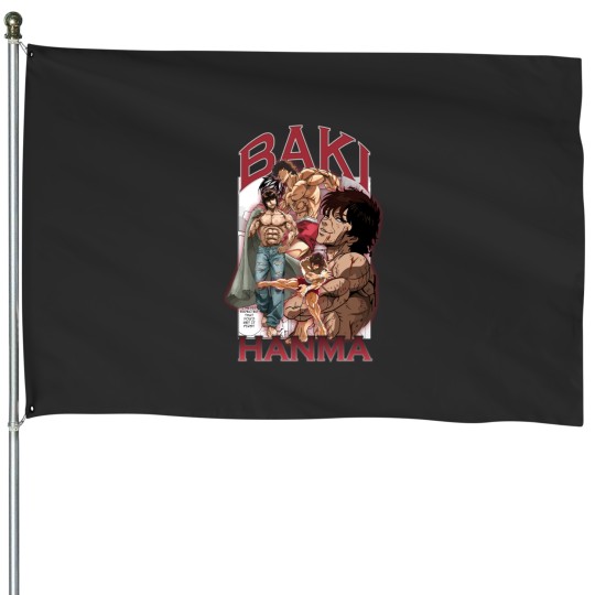 Discover Baki Hanma House Flags