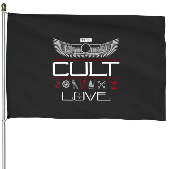 Discover the cult â€“ love symbols House Flags