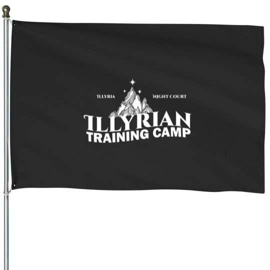 Discover Illyrian Training Camp, Cassian, Azriel, Rhysand, ACOTAR, Night Court, A Court of Thorns and Rose House Flags