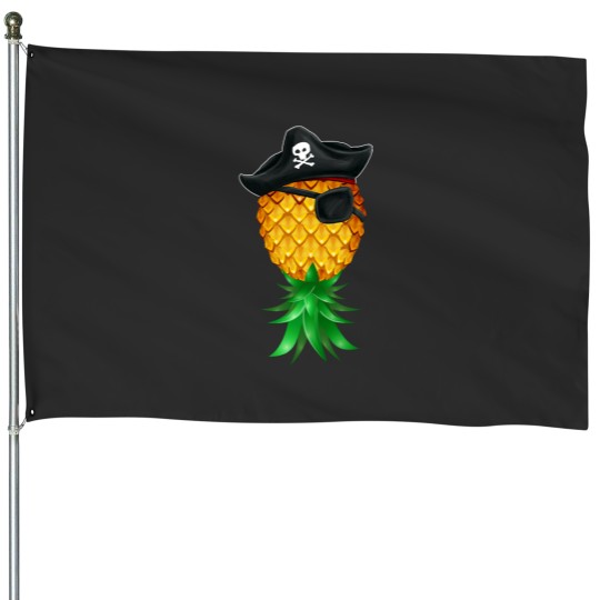 Discover Swinger Upside Down Funny Pirate  Eye Patch House Flags