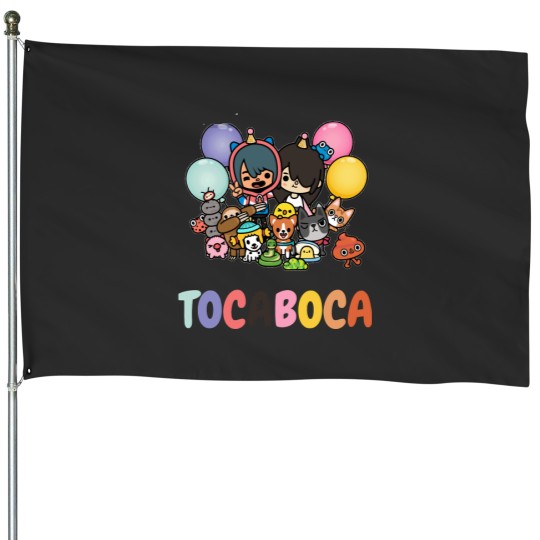 Discover Great Model Toca Boca World Awesome For Movie Fan House Flags