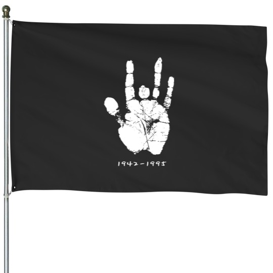 Discover Jerry Garcia Hand print (1) Althea Reds House Flags