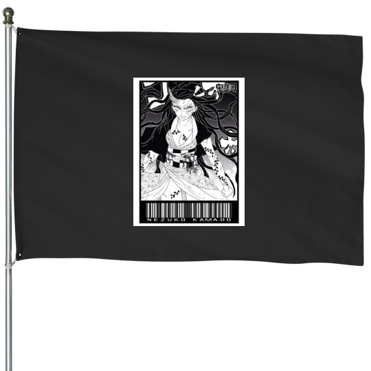 Discover Demon neko Kamado Kimetsu No Yaiba CODE House Flags