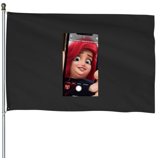 Discover Whin accidentally turned on the front camera House Flags
