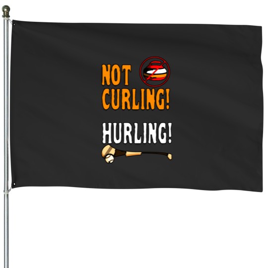 Discover Not Curling Hurling Shirt - Vintage Tshirt House Flags