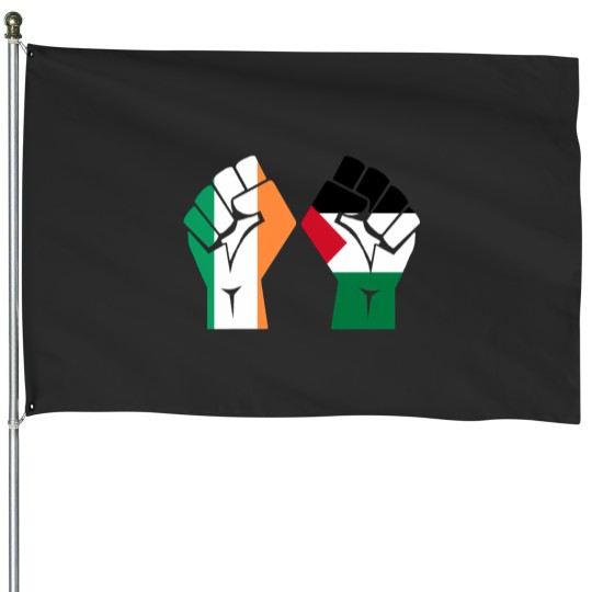Discover Ireland Palestine Soldiarity House Flags