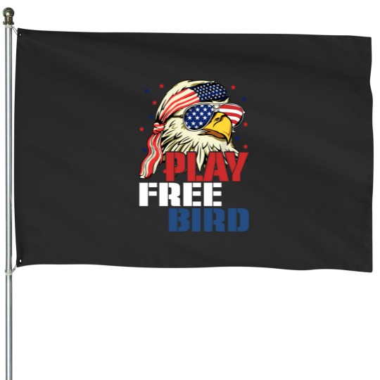 Discover Play Free Bird Bald Eagle Bb House Flags