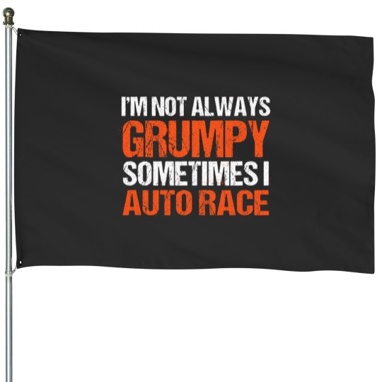 Discover Im Not Always Grumpy Sometimes I BMX Race BMX Racing House Flags