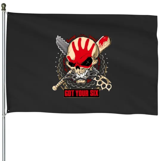Discover Five Finger Death Punch Logo House Flags