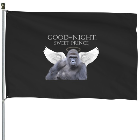 Discover Good-Night Sweet Harambe House Flags
