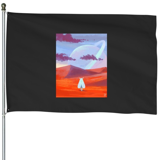 Discover A quiet place House Flags