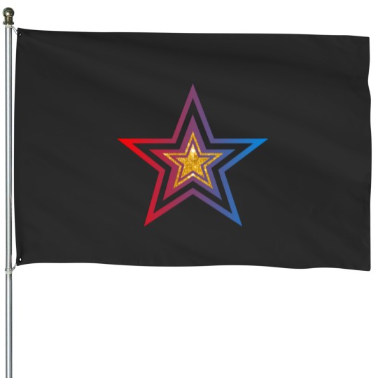 Discover GOLDEN STAR House Flags