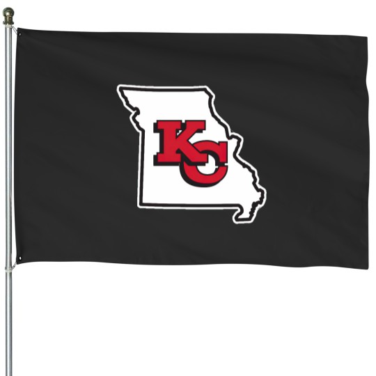 Discover Kansass City Map House Flags