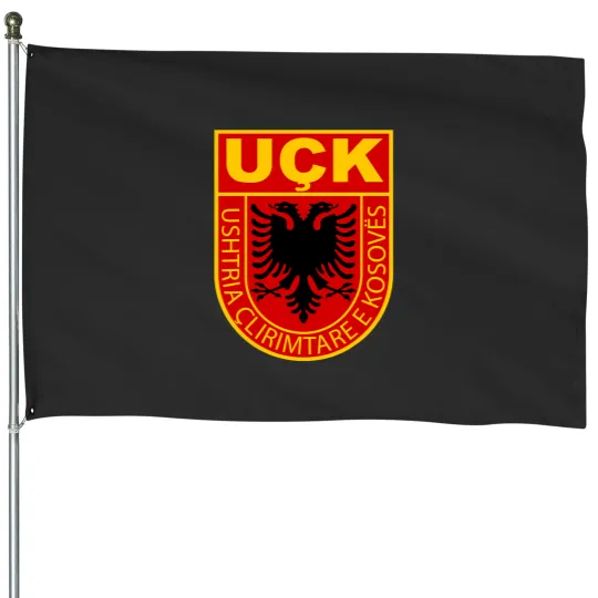 Discover kosova uck gift eagle symbol House Flags
