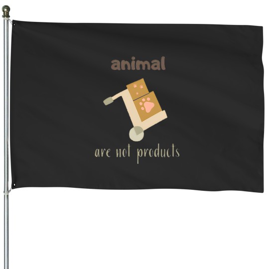 Discover Animal are not products House Flags