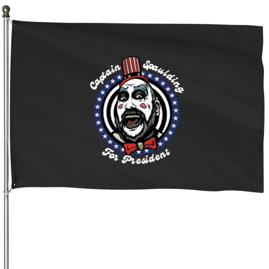 Discover House of 1000 Corpses Captain Spaulding for President House Flags