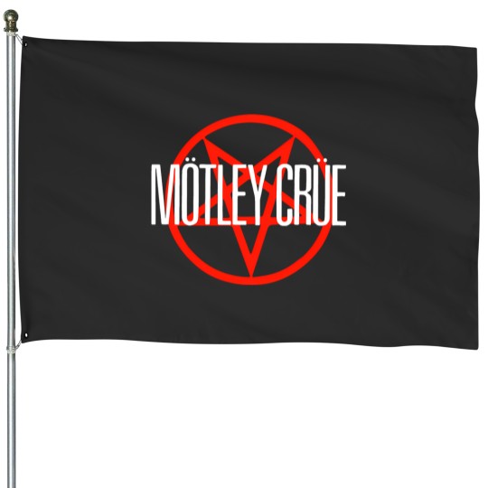 Discover Motley Crue Logo House Flags