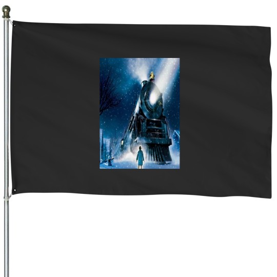 Discover A train to the North Pole House Flags