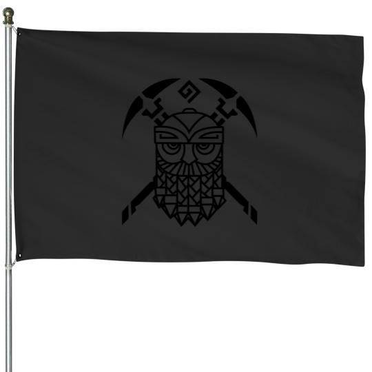 Discover Miner Dwarf House Flags