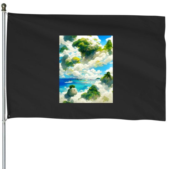 Discover Nausicaa Rest 3 House Flags