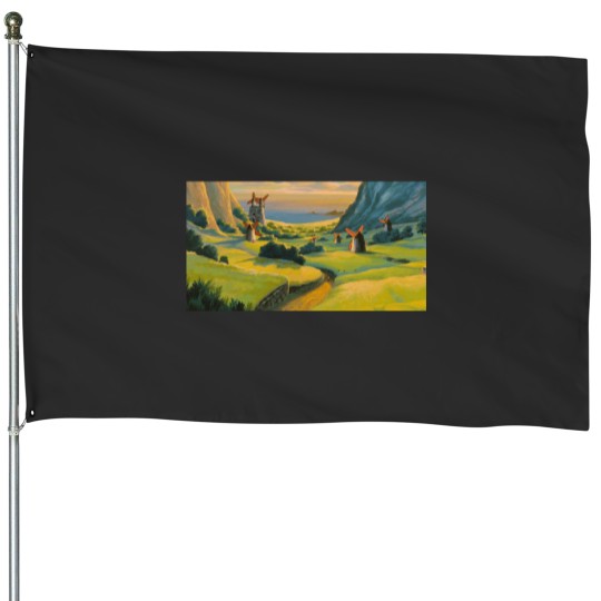 Discover Nausicaa Scenery House Flags