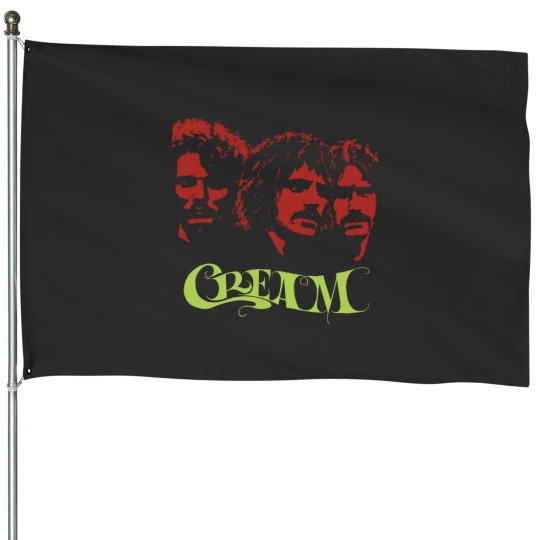 Discover Cream Band House Flags