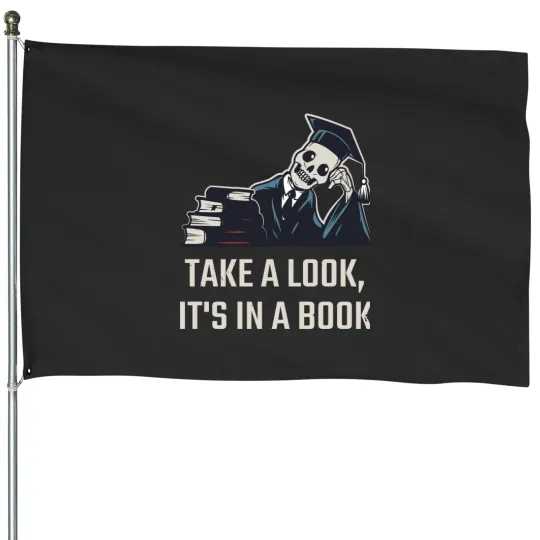 Discover Books - Take a Look, it_s In a Book House Flags