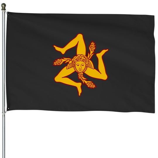 Discover Sicily Sicilia Sicile House Flags
