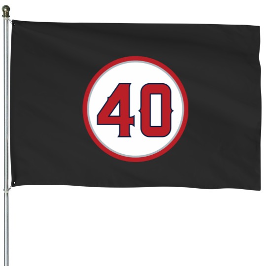 Discover Troy Percival 40 Jersey Number House Flags
