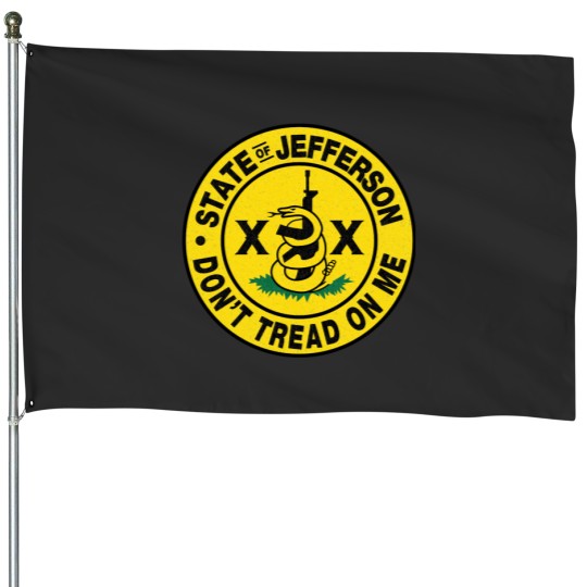 Discover State of Jefferson Don_t Tread on Me House Flags