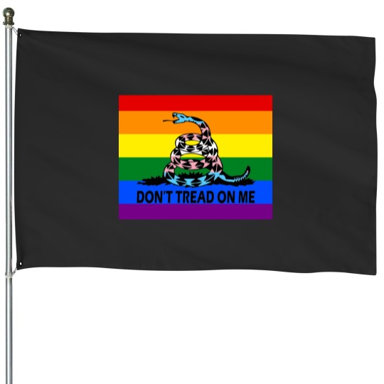 Discover Please Tread on Me House Flags