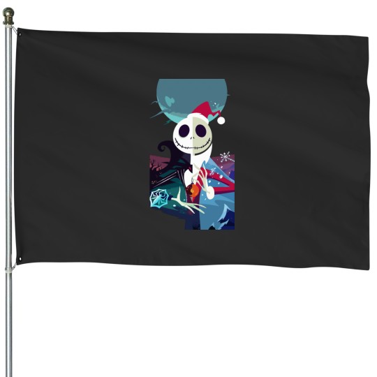 Discover Jack SkellingtonSanta Jack House Flags
