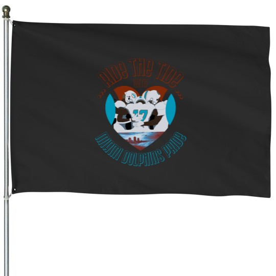 Discover MiamiDolphins Tide Rider House Flags