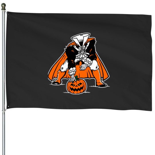 Discover Headless Horseman PatriotsLogo House Flags