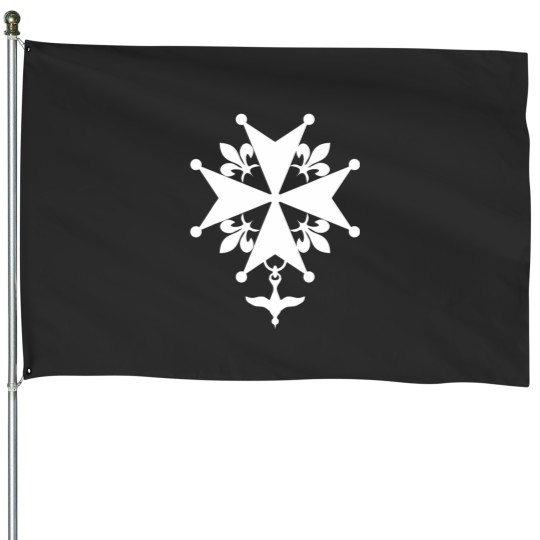 Discover Huguenot Cross Christian Christianity Evangelical (1) House Flags