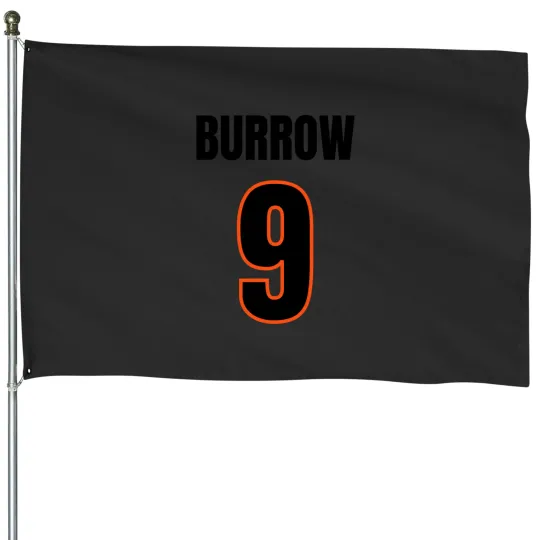 Discover Joe Burrow 9 - Cincinnati Ben gals Jersey House Flags