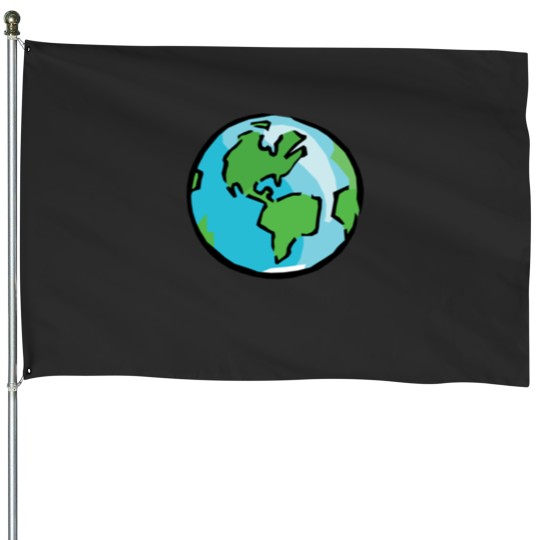 Discover planet earth House Flags