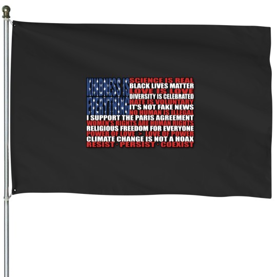 Discover Political Protest American Flag House Flags