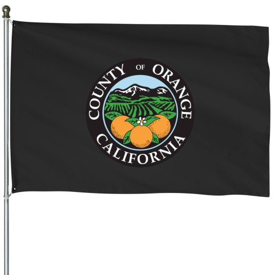 Discover Orange County Logo House Flags
