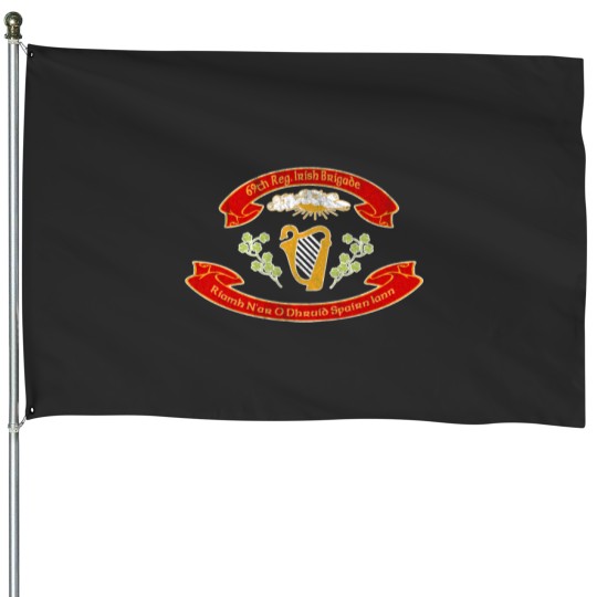 Discover Vintage Civil  Irish Brigade Flag House Flags