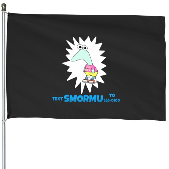 Discover SMORMU Smiling Friends House Flags
