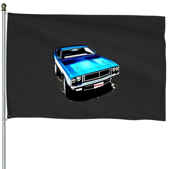 Discover MUSCLE CAR House Flags