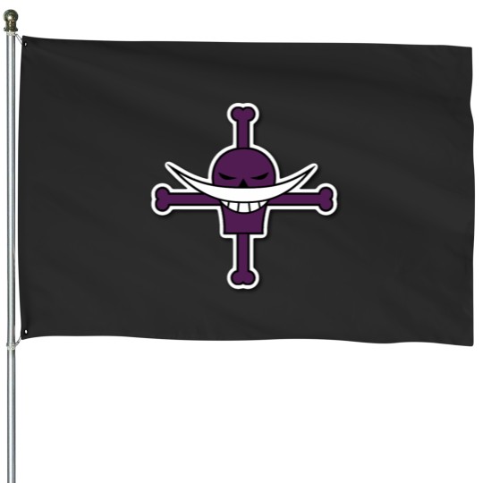 Discover white beard logo House Flags