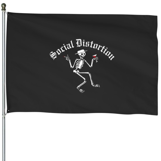 Discover Social Distortion Skelly House Flags